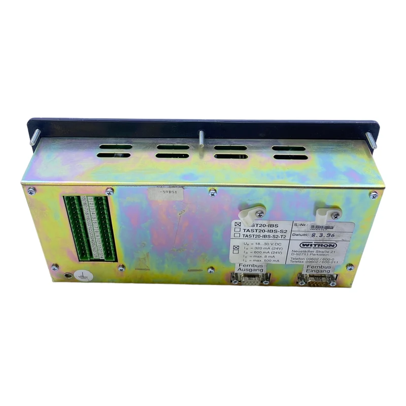Witron TAST20-IBS Tastatur Anzeige für Interbus 320mA 24V 18…30V DC