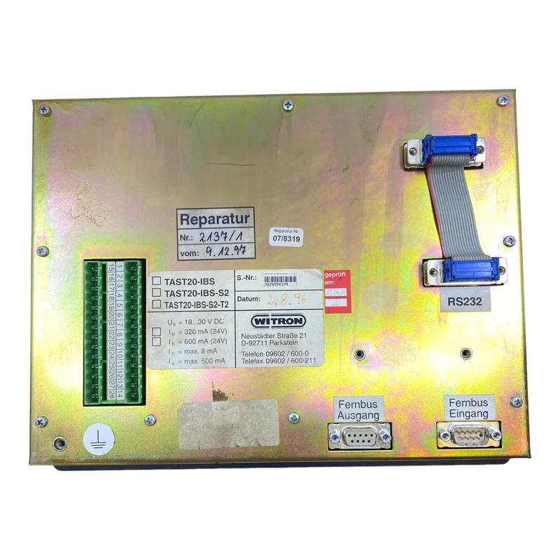 Witron TAST20-IBS-S2-T2 Tastatur Panel 18…30V DC 500 mA