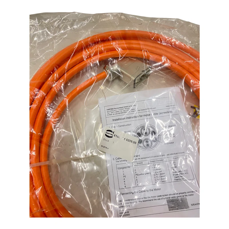 Harting 6188 201 0299.00 Motoranschlussleitung Kabel