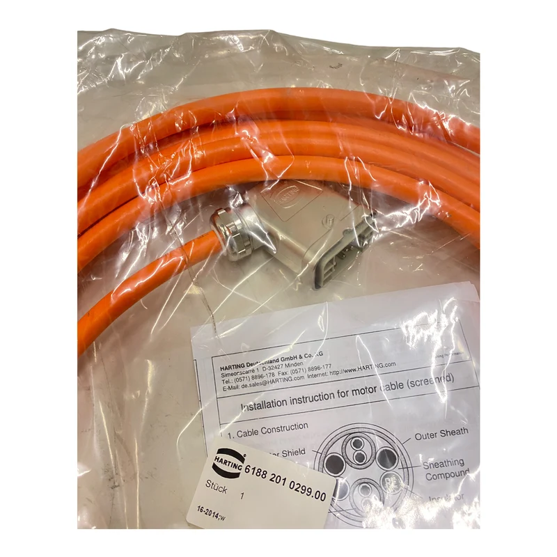Harting 6188 201 0299.00 Motoranschlussleitung Kabel