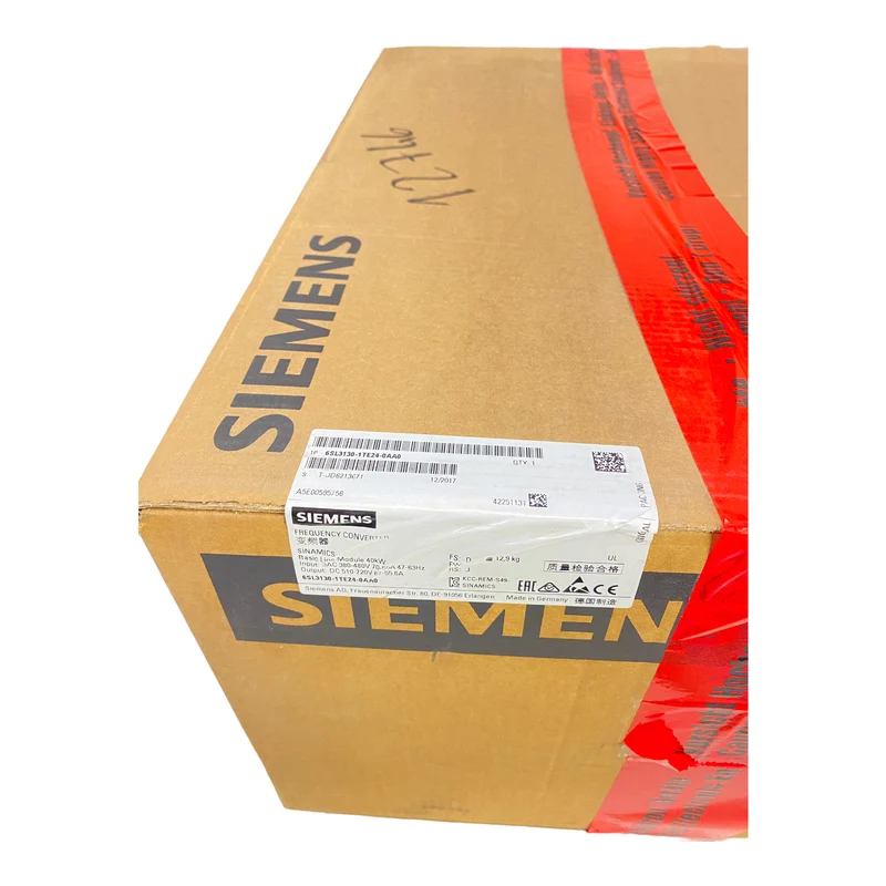 Siemens Frequenzumrichter 40 kW 6SL3130-1TE24-0AA0 380-480V 50/60Hz 600V 67A