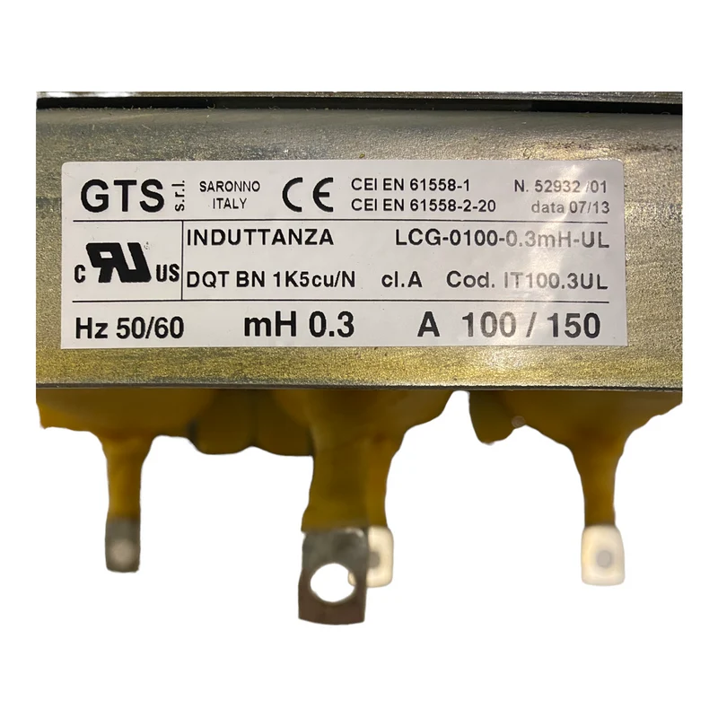 GTS LCG-0100-0.3mH-UL Transformator 50/60Hz 100/150A