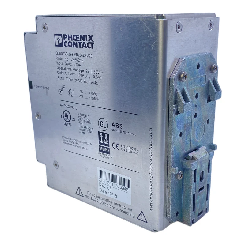 Phoenix Contact Quint-Buffer/24DC/20 Puffermodul Stromversorgung 2866213 24V DC