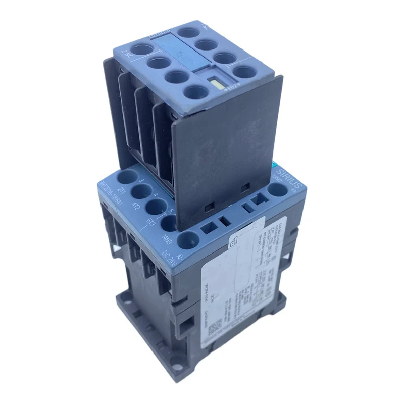 Siemens 3RT2016-1BB41 +3RH2911-1HA01 Leistungsschütz mit Hilfsschalter 9A 4kW