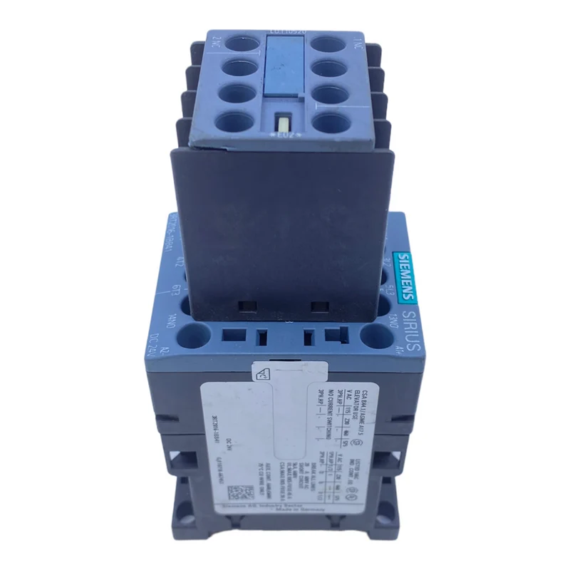 Siemens 3RT2016-1BB41 +3RH2911-1HA01 Leistungsschütz mit Hilfsschalter 9A 4kW