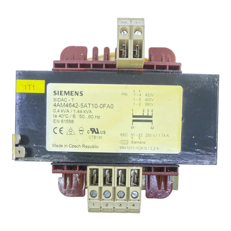 Siemens 4AM4642-5AT10-0FA0 Transformator 0,4 kVA / 1,44 kVA 50...60 Hz