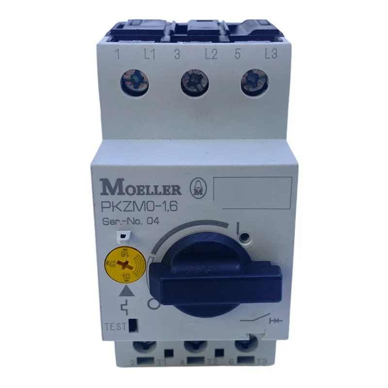 Moeller PKZM0-1,6 Motorschutzschalter 072735 3-polig 690V AC mit Drehschalter