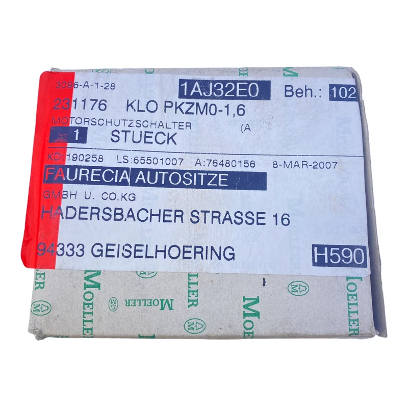 Moeller PKZM0-1,6 Motorschutzschalter 072735 3-polig 690V AC mit Drehschalter