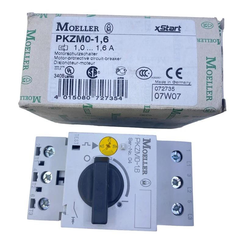 Moeller PKZM0-1,6 Motorschutzschalter 072735 3-polig 690V AC mit Drehschalter