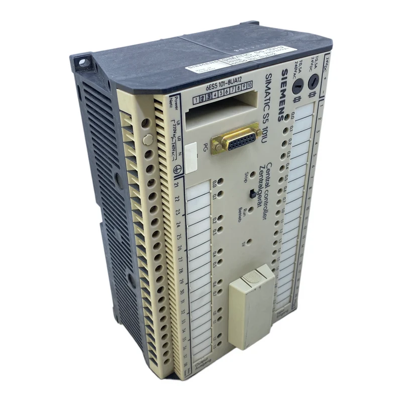 Siemens 6ES5101-8UA12 Zentralgerät 24V DC 5A 220/240V