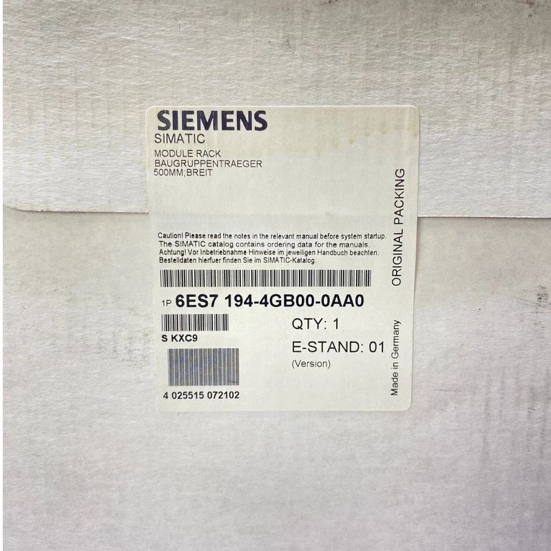 Siemens 6ES7194-4GB00-0AA0 Modulträger breite Ausführung