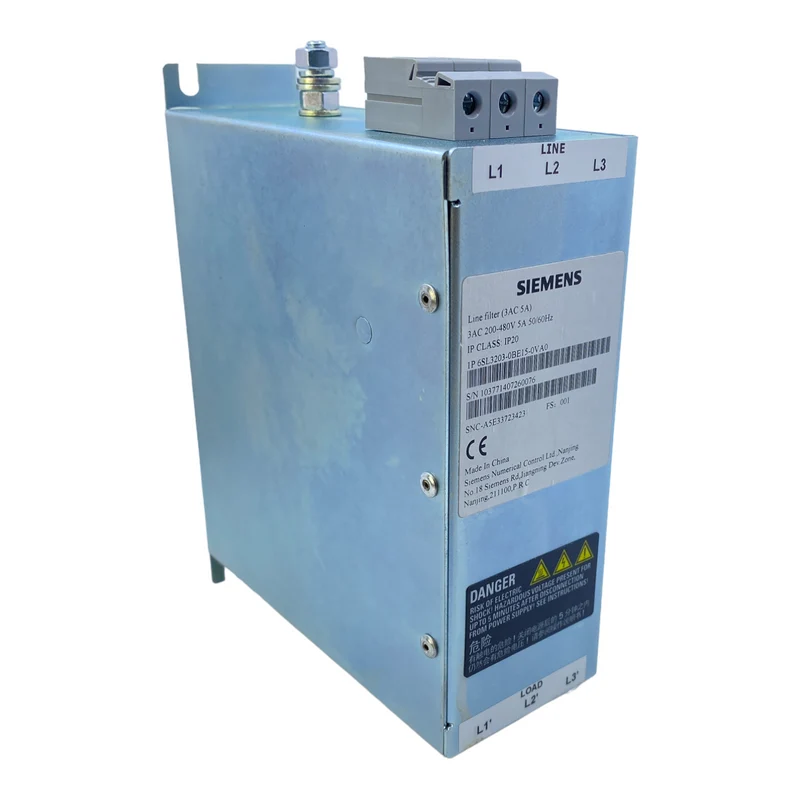 Siemens 6SL3203-0BE15-0VA0 Line-Filter 200-480V 3-Phasen-AC 5A 50/60Hz
