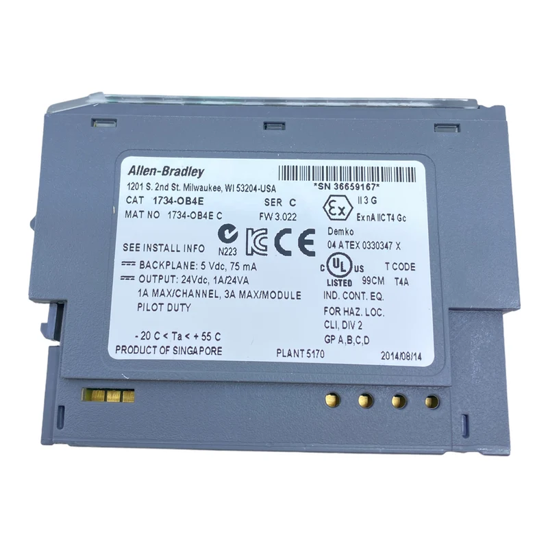 Allen Bradley 1734-OB4E Output Module 24V DC