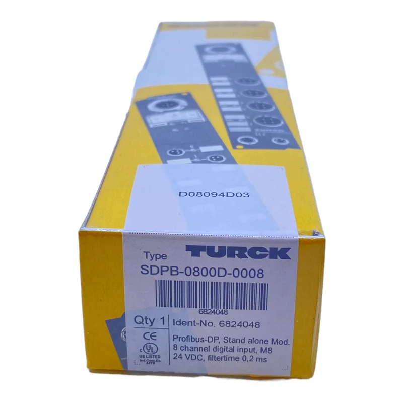 Turck SDPB-0800D-0008 Profibus-DP 24V DC M8