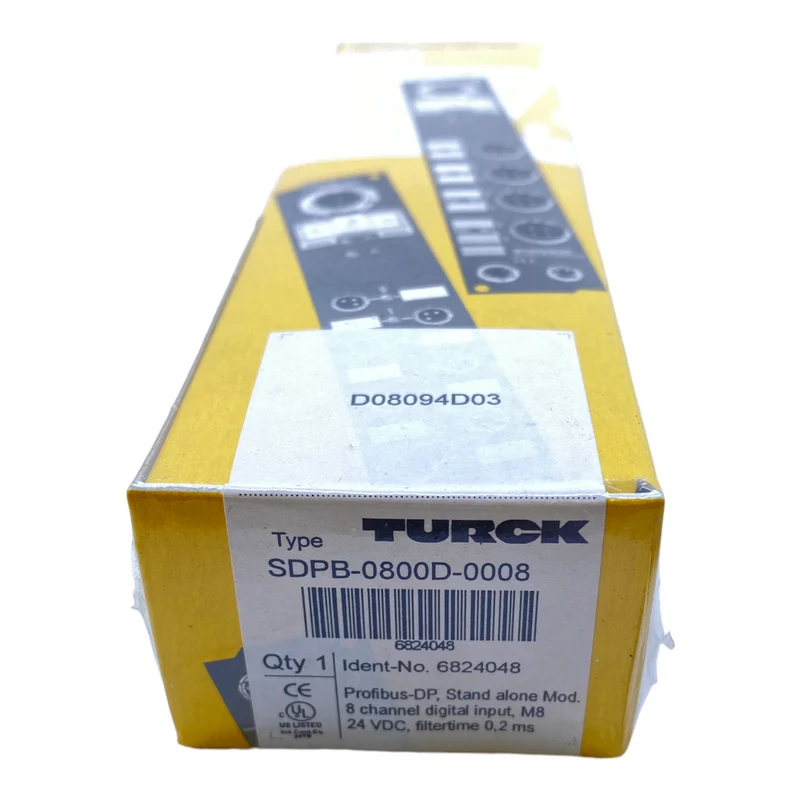 Turck SDPB-0800D-0008 Profibus-DP 24V DC M8