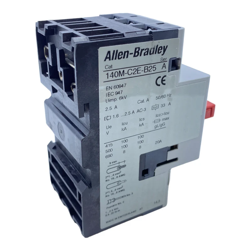 Allen Bradley 140M-C2E-B25 Motorschutzschalter 230-460-575V AC 2.5A