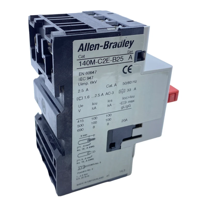 Allen Bradley 140M-C2E-B25 Motorschutzschalter 230-460-575V AC 2.5A
