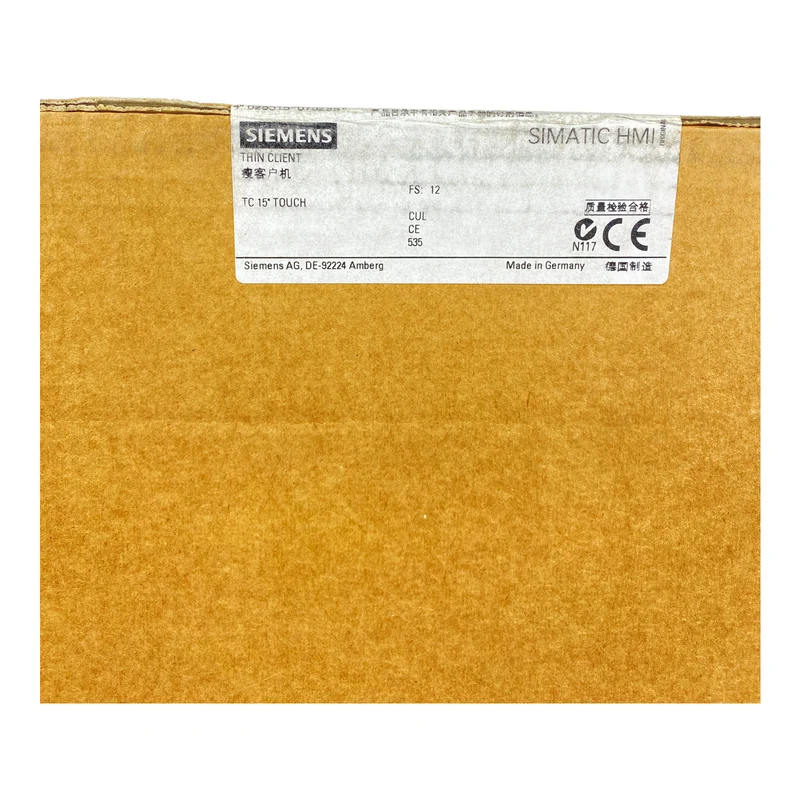 Siemens 6AV6646-0AB21-2AX0 THIN CLIENT TC 15" TOUCH