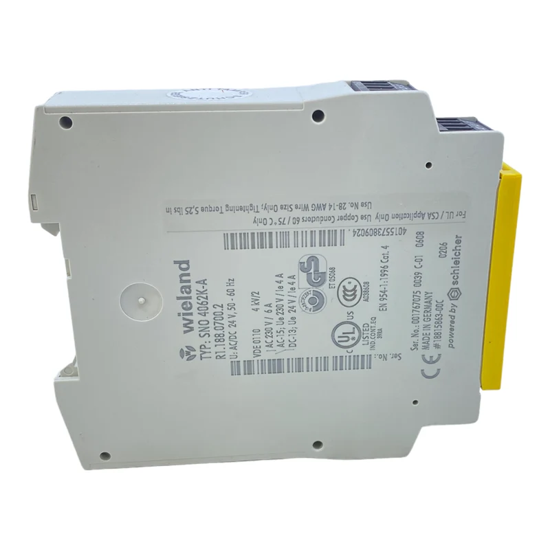 Wieland SNO 4062K-A Sicherheitsrelais 24V AC/DC 50/60 Hz