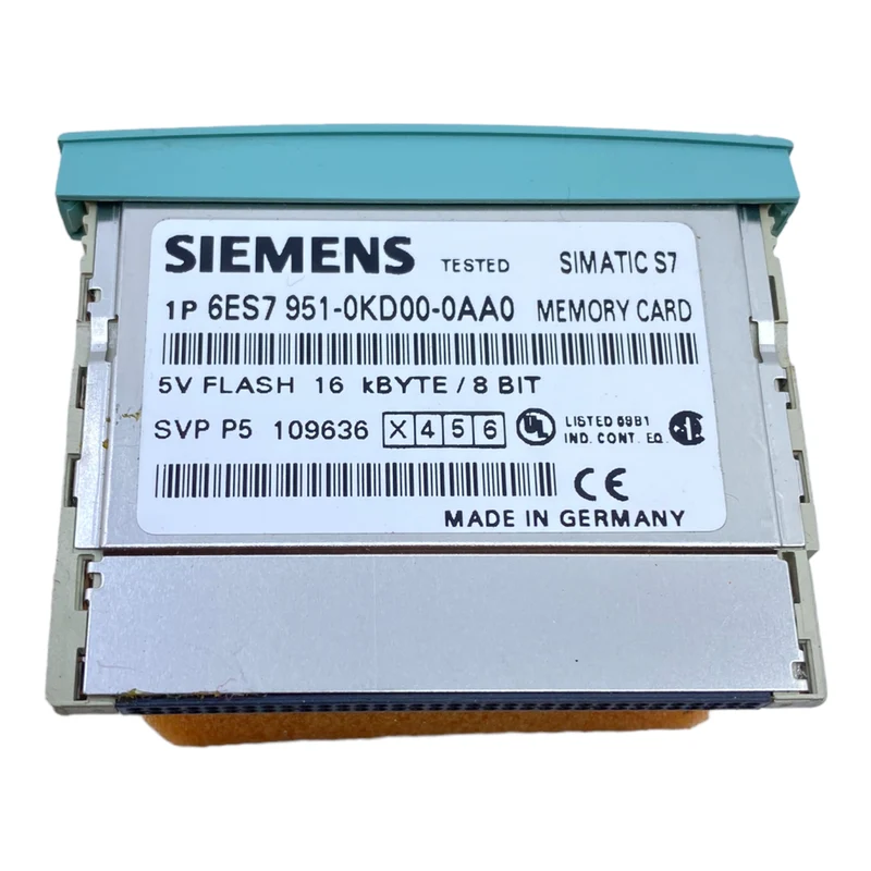 Siemens 6ES7951-0KD00-0AA0 Memory Card SIMATIC S7 5V 16 KB