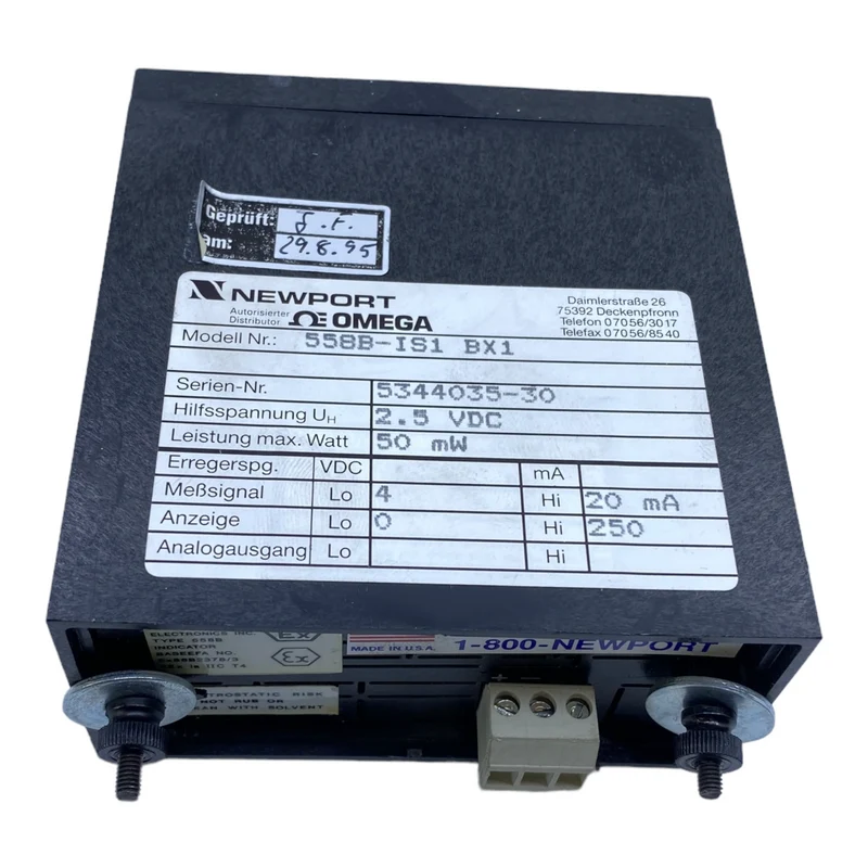 Omega 558B-1S1 Bx1 Anzeige 2,5V DC 50mW 20mA