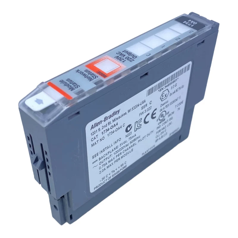 Allen-Bradley 1734-OA4 Digitales Ausgangsmodul 120/220V AC 50/60Hz / 5V DC 75 mA