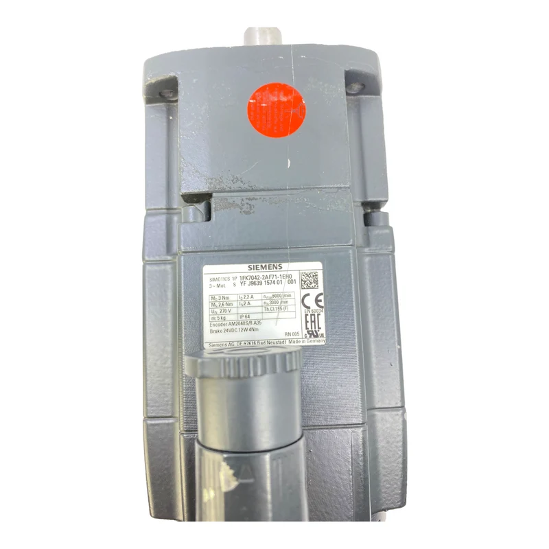Siemens Servomotor 2,6Nm 1FK7042-2AF71-1EH0 Simotics für industriellen Einsatz