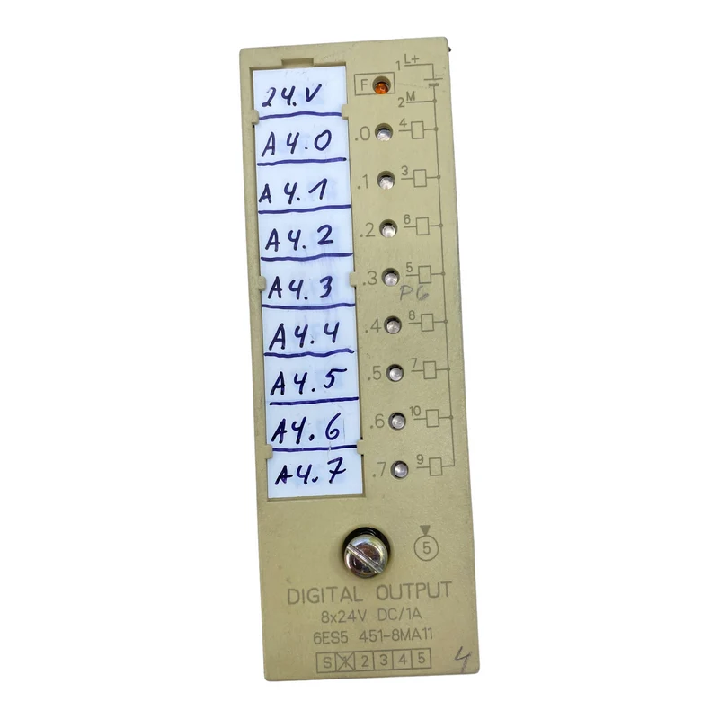 Siemens 6ES5451-8MA11 Ausgangsmodul SIMATIC S5 8x 24V DC