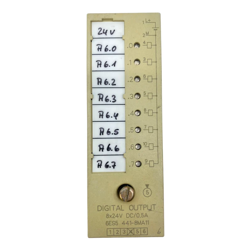 Siemens 6ES5441-8MA11 Ausgangsmodul SIMATIC S5 8x 24V DC 0.5A