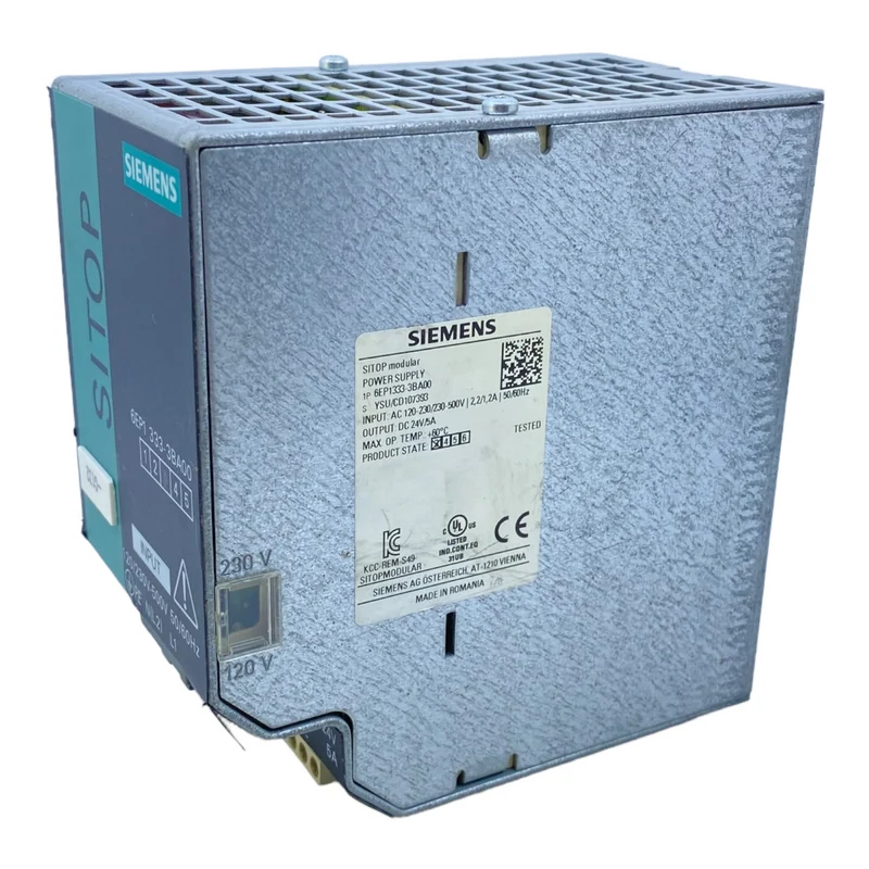 Siemens 6EP1333-3BA00 Netzteil 120-230-500V AC 2,2/1,2A 50/60Hz / 24V DC 5A