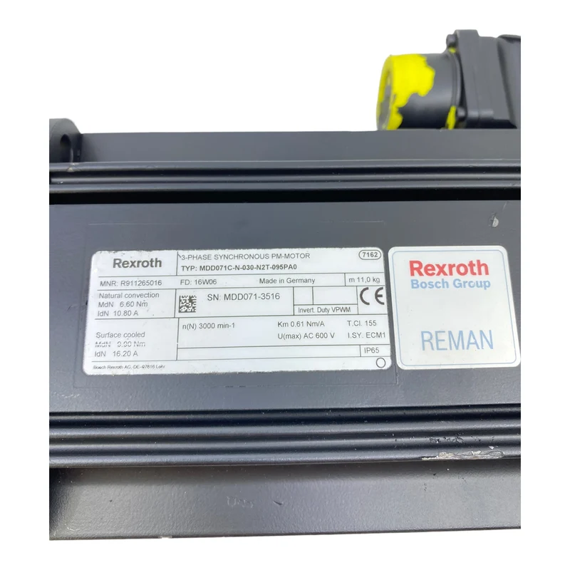 Indramat MDD071C-N-030-N2T-095PA0 Servomotor AC 600 V