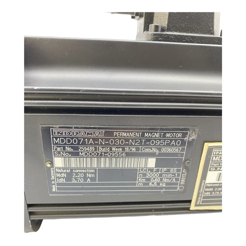 Indramat MDD071A-N-030-N2T-095PA0 Servomotor 3.70 A