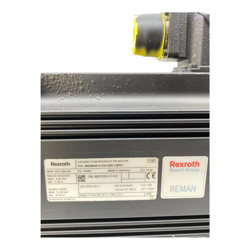 Rexroth MDD093A-N-030-N2M-110PA1 Servomotor 24V DC 0.5A
