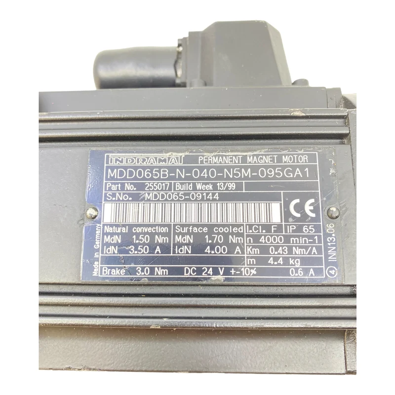 Indramat MDD065B-N-040-N5M-095GA1 Servomotor 24V DC 0.6A