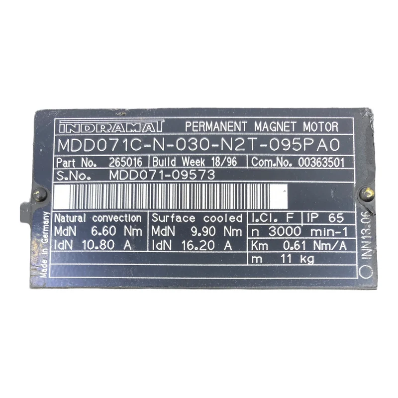 Indramat MDD071C-N-030-N2T-095PA0 Servomotor