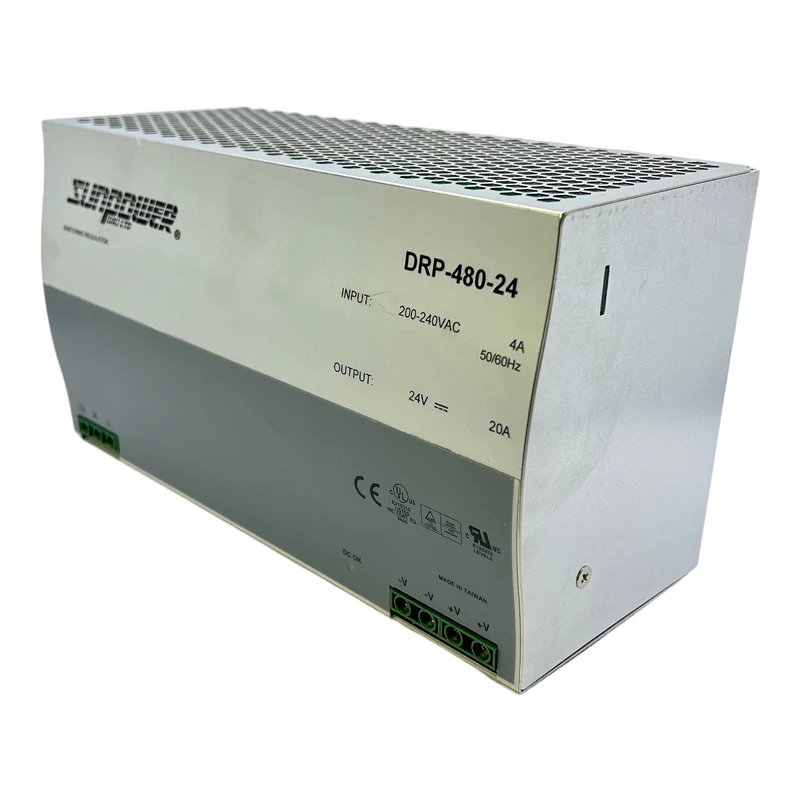 Sunpower DRP-480-24 Netzteil 200-240V AC 4A 50/60Hz 24V 20A