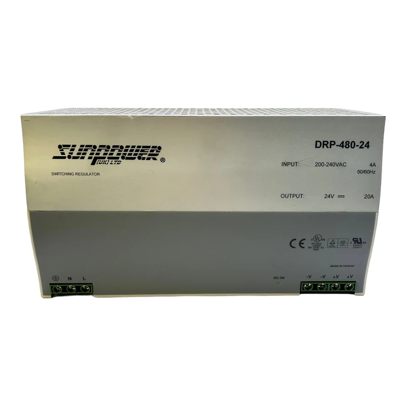 Sunpower DRP-480-24 Netzteil 200-240V AC 4A 50/60Hz 24V 20A