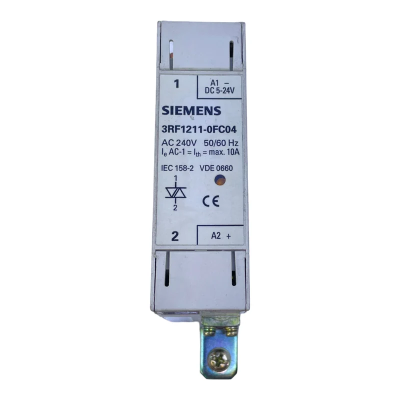 Siemens 3RF1211-0FC04 Halbleiterschütz 5-24V DC 10A 240V AC