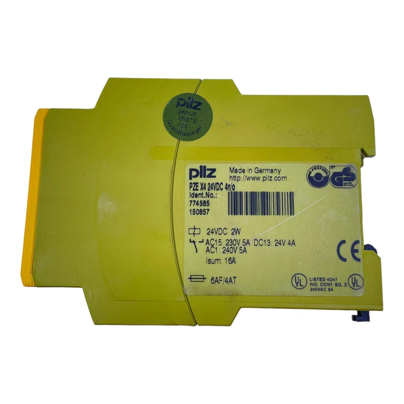 Pilz PZEX424VDC4n/o Sicherheitsrelais 24V DC 4A 2W 230V 5A 240V 5A VE: 2stk