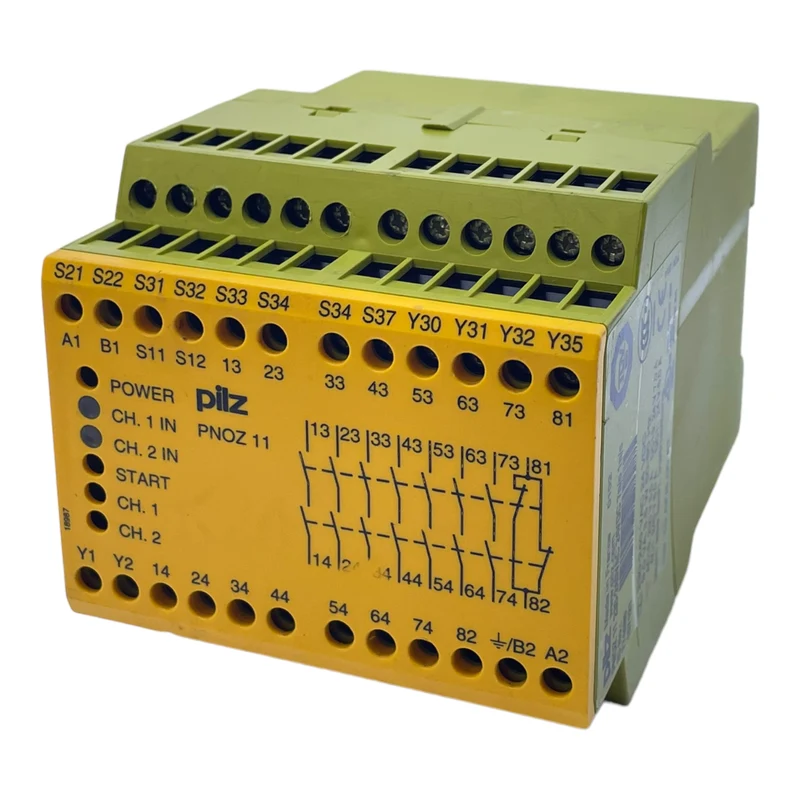 Pilz PNOZ11 Sicherheitsrelais 774080 24V DC 50/60Hz 230-240V AC 230V 5,0 240V 8,0A