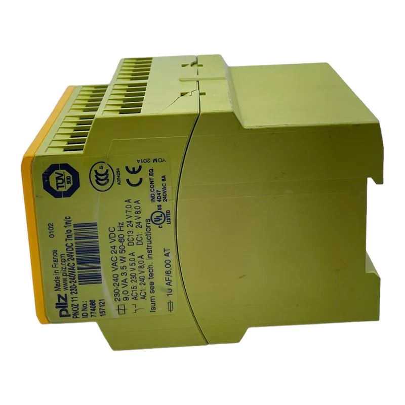 Pilz PNOZ11 Sicherheitsrelais 774080 24V DC 50/60Hz 230-240V AC 230V 5,0 240V 8,0A