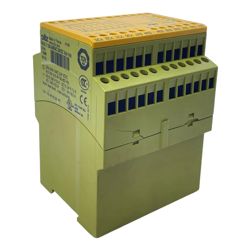 Pilz PNOZ11 Sicherheitsrelais 774080 24V DC 50/60Hz 230-240V AC 230V 5,0 240V 8,0A