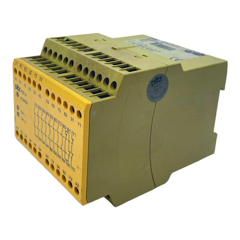 Pilz PZE9 Sicherheitsrelais 774150124332 24VDC 3W 230V 5A 240V 8A 400 5A 24V 7A