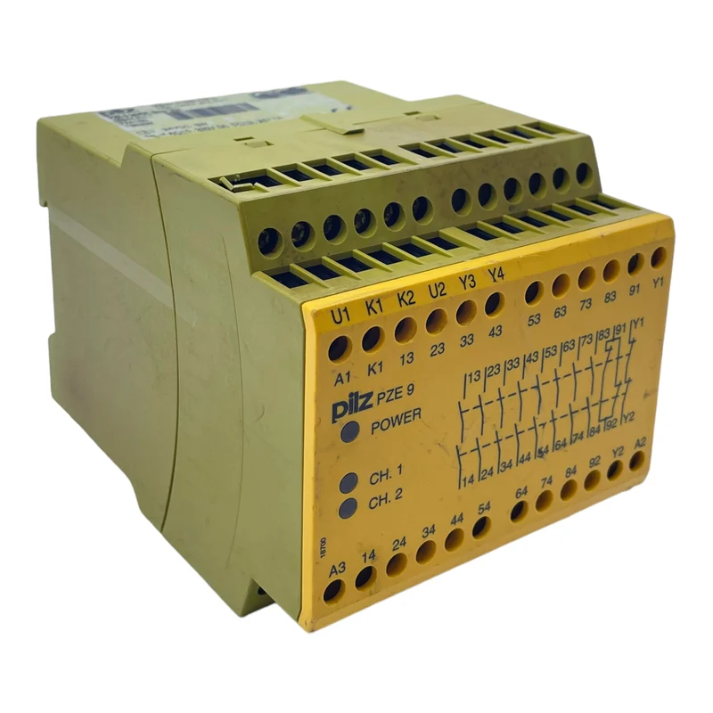 Pilz PZE9 Sicherheitsrelais 774150124332 24VDC 3W 230V 5A 240V 8A 400 5A 24V 7A