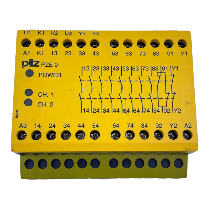 Pilz PZE9 Sicherheitsrelais 774150124332 24VDC 3W 230V 5A 240V 8A 400 5A 24V 7A