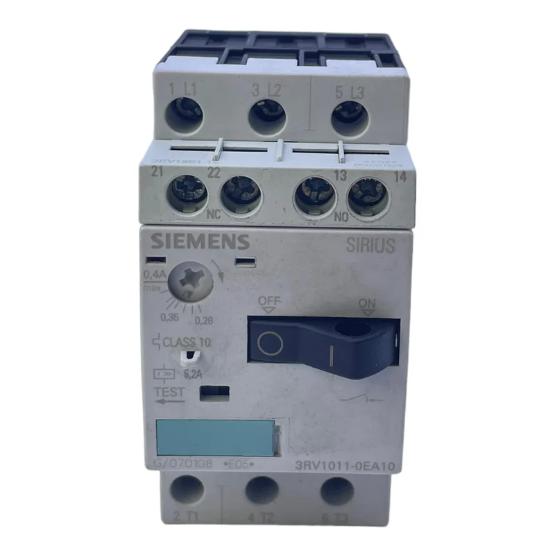 Siemens 3RV1011-0EA10 Motorschutzschalter 0,28→0,4A Sirius Innovation 3RV1