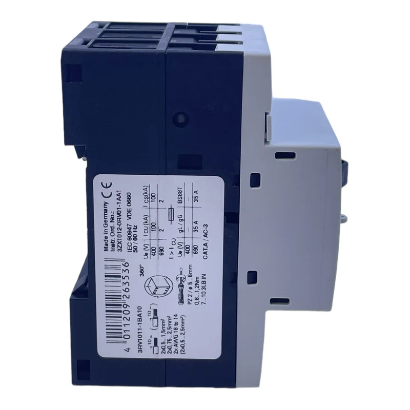 Siemens 3RV1011-1BA10 Motorschutzschalter 1,4→2A Sirius Innovation 3RV1