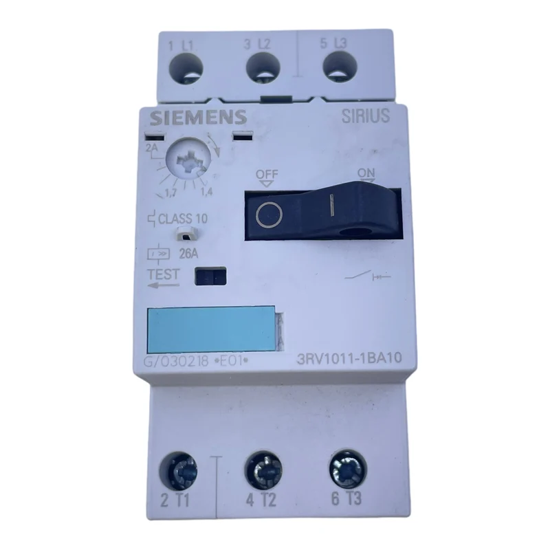 Siemens 3RV1011-1BA10 Motorschutzschalter 1,4→2A Sirius Innovation 3RV1