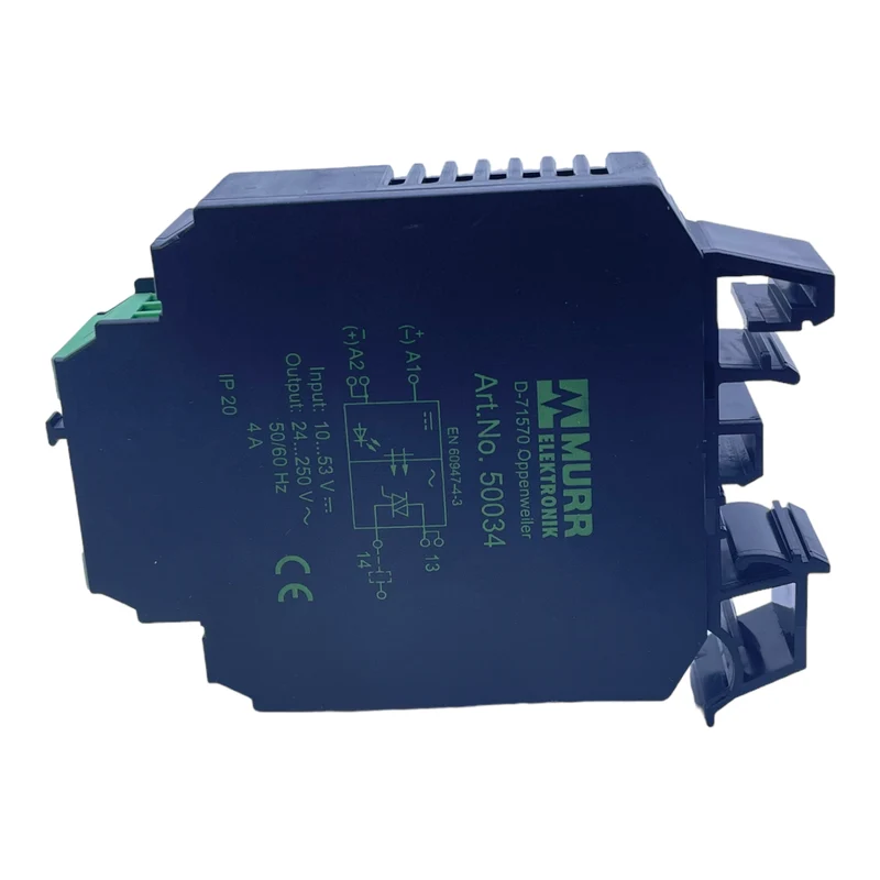 Murr Elektronik 50034 Modul Inp:10...53V Out:24...250V 50/60Hz 4A IP20