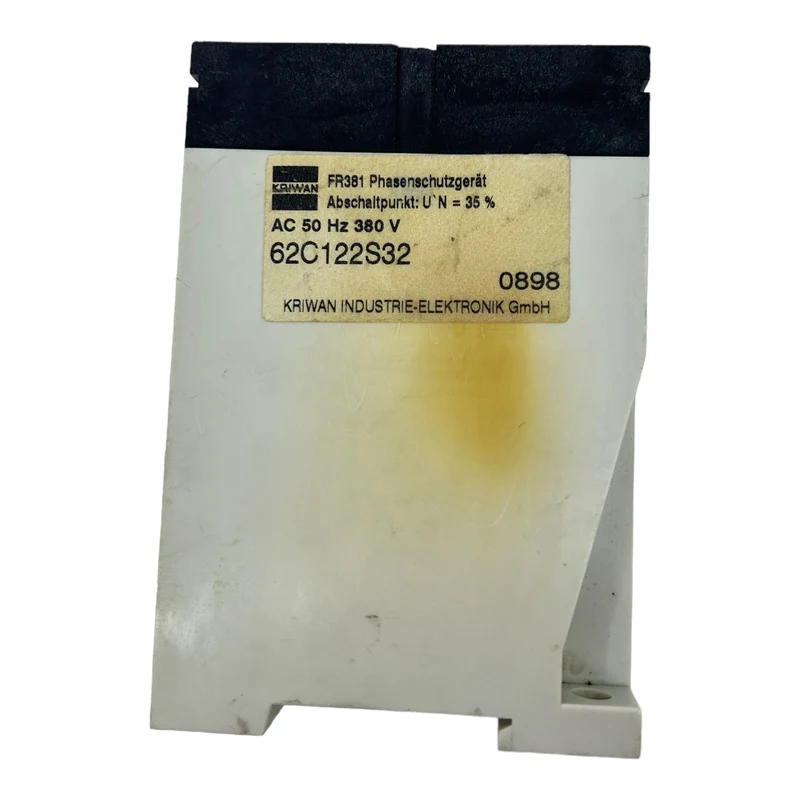 Kriwan FR381 Phasenschutzgerät 62C122S32 380V AC 3AC 50Hz 300VA 5A 250V AC